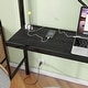 preview thumbnail 10 of 12, Twin Metal Loft Bed with Desk, Power Outlet, LED Lighting, Safety Guardrails & Ladder, No Box Spring Needed, Black