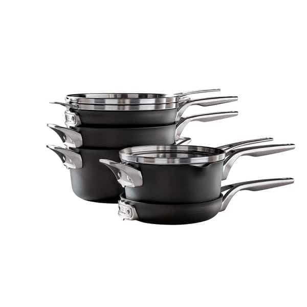 Calphalon Premier 8piece Nonstick Space Saving Cookware Bed Bath