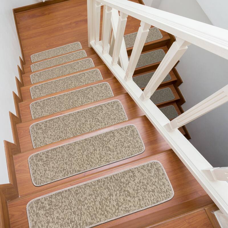 Beverly Rug Stair Runners for Wooden Steps, Stair Treads Carpet Non Slip, 8.5''x26''