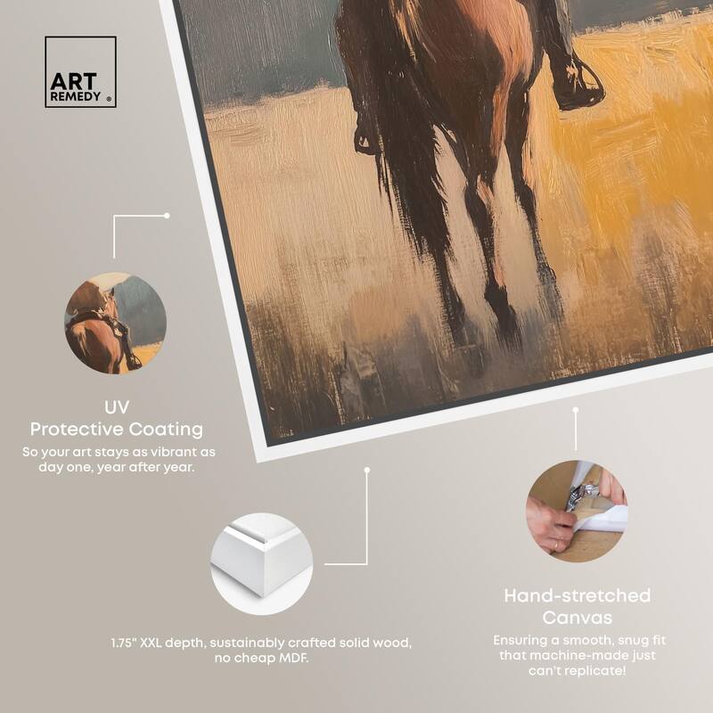 Long Ride Canvas by Art Remedy