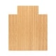 preview thumbnail 2 of 7, Jani Eco Bamboo Standard Natural Chair Mat with Lip - (44 x 52), Eco-Friendly Chair Mat