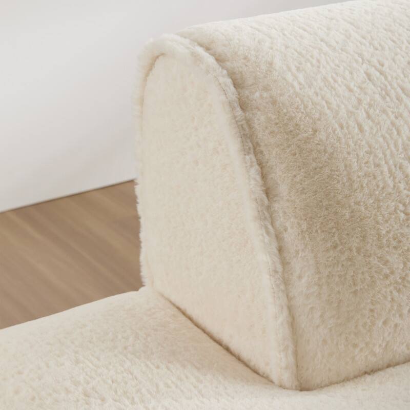 90.0" Oversized Modular Sectional Sofa,Fully Compressed,Spacious Foam-Filled Sofa Bed
