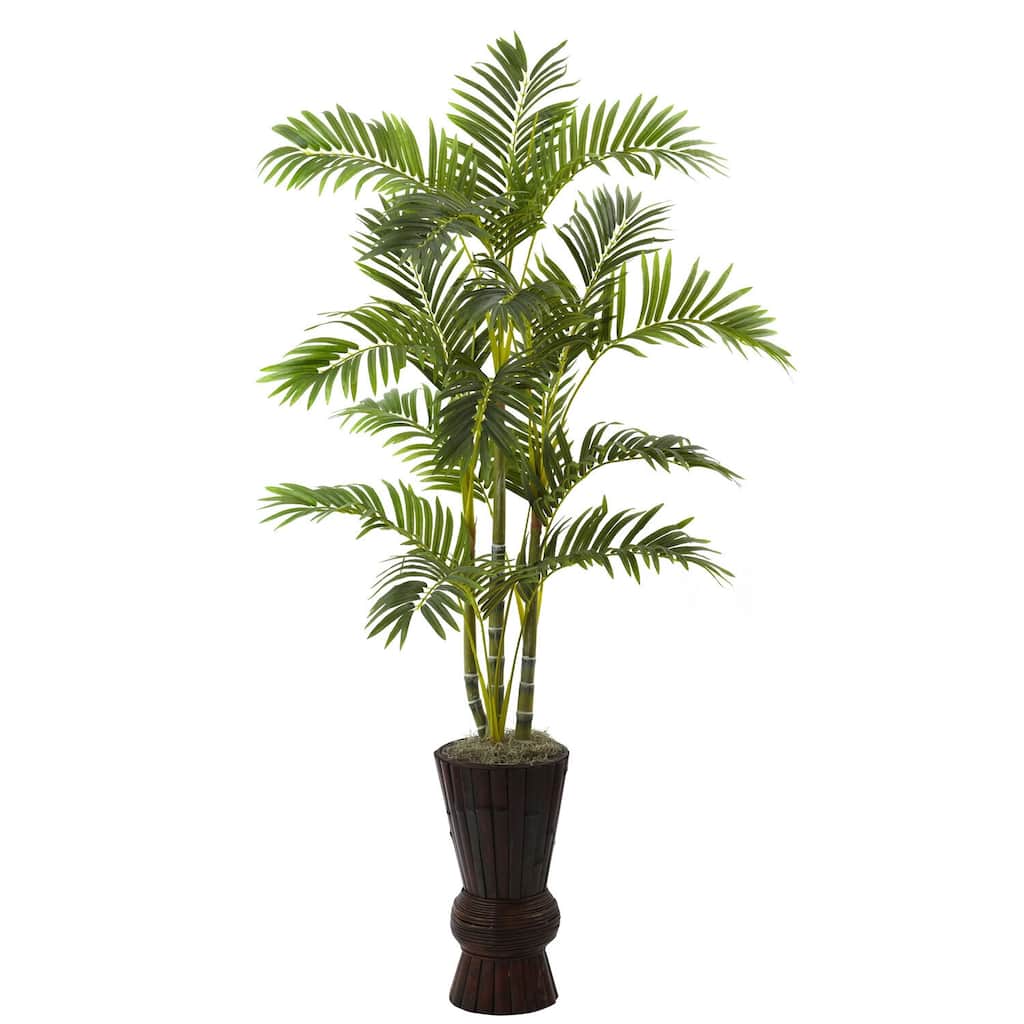Artificial Tuscan Tree with Planter - 62 Inch Indoor Outdoor Decorative Tree - 5.17ft.