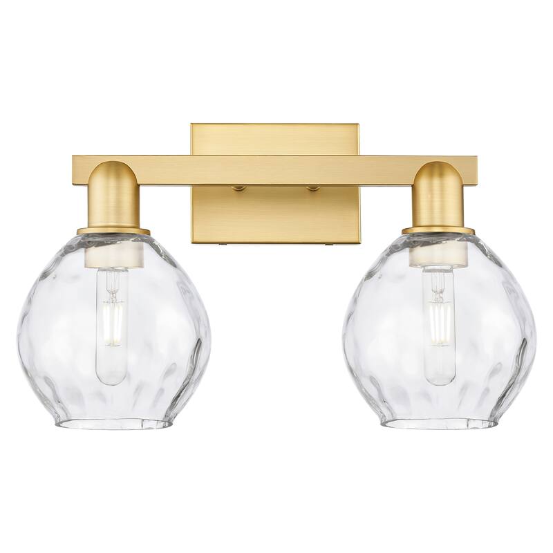 Innovations Lighting Endless Possibilities Arcadia - Waverly - 2 Light 17" Bath Vanity Light - Satin Gold