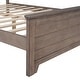 preview thumbnail 15 of 30, Farmhouse Wooden Platform Bed with Panel Headboard for Teen Room