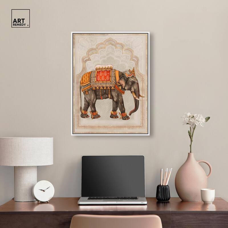 Elephant Queen Canvas by Art Remedy