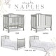 preview thumbnail 6 of 6, Dream On Me Addison 4-in-1 Convertible Mini Crib, Cool Grey