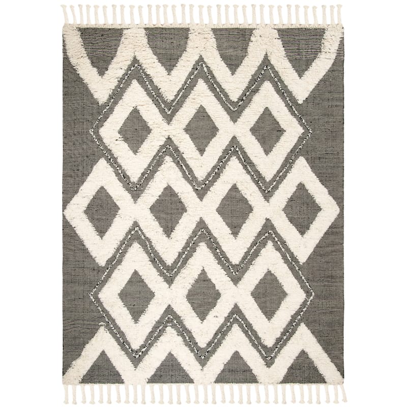 SAFAVIEH Hand-knotted Kenya Helju Southwestern Tribal Wool Rug