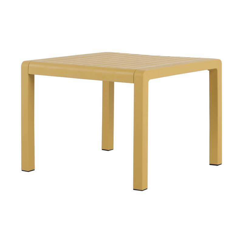 2-Piece PP Single-Seater Chairs + Coffee Table Set - Indoor/Outdoor Multi-Purpose Furniture for Living Room, Balcony, Beach