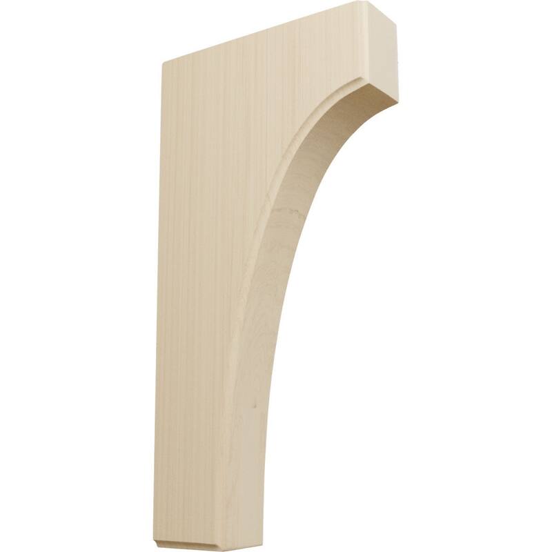 Clarksville Bracket - 1 3/4"W x 6"D x 12"H - Rubberwood