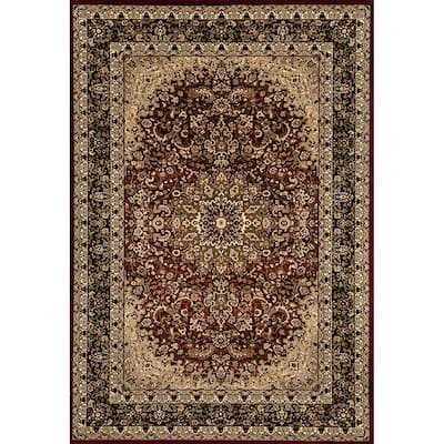 Persian Collection Red Traditional Area Rug