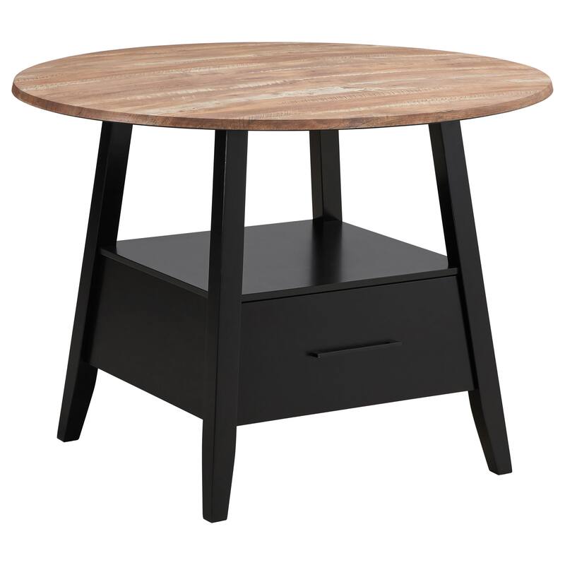 Gibson Round 50-inch Counter Height Dining Table Yukon Oak - Yukon Oak