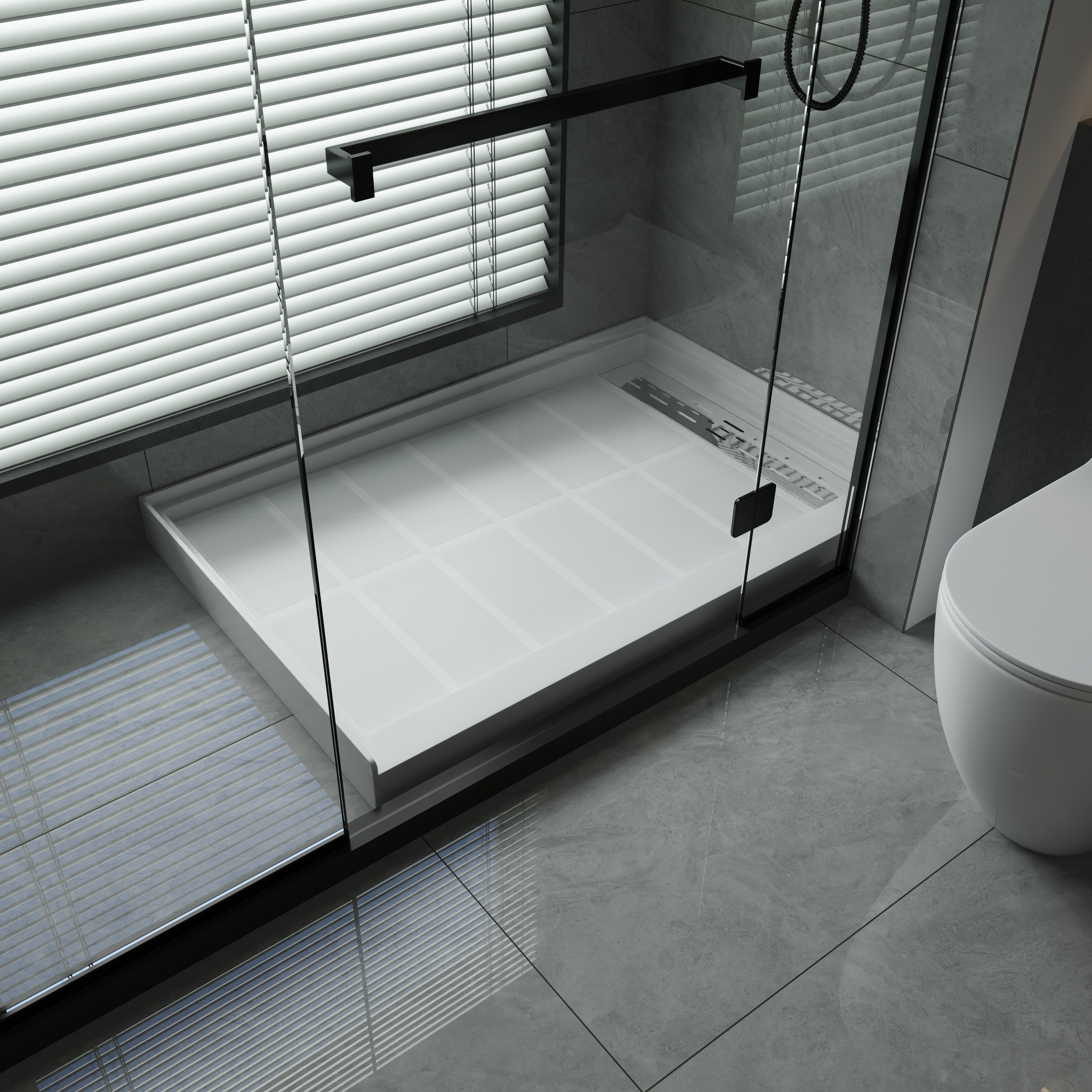 Acrylic deals shower pan