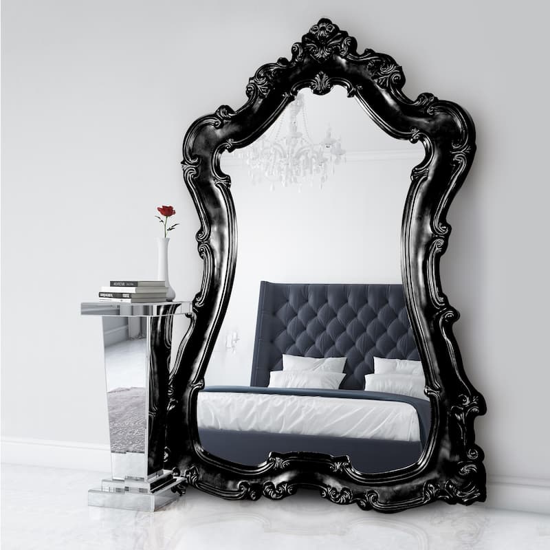 Allan Andrews Hand Painted Ornate Framed Full Length Floor & Wall Mirror - 89"H x 60"W
