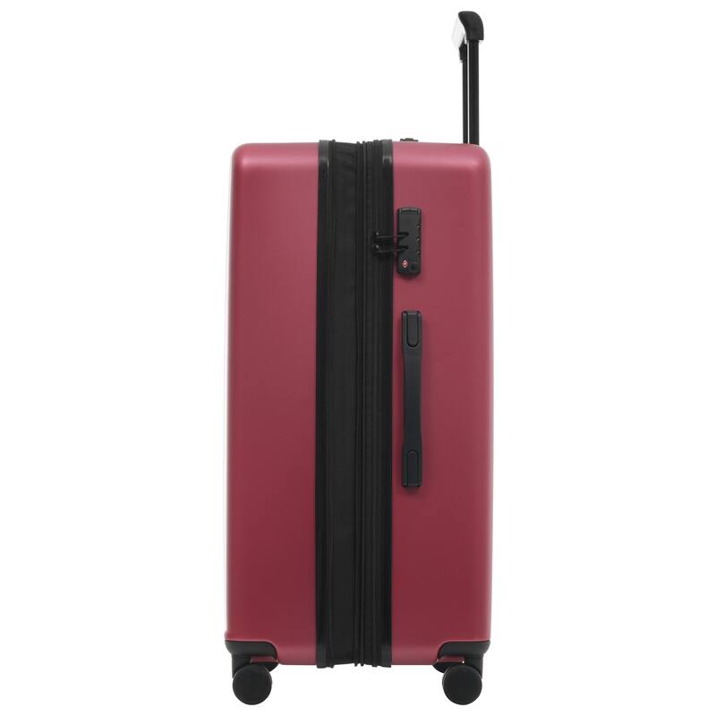 Luggage Sets 5 Piece with Front Opening, Hardside Expandable Carry On Suitcase Set with Double Spinner Wheel, with USB Port