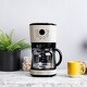 preview thumbnail 2 of 7, Haden 12-Cup Programmable Coffee Maker with Strength Control and Timer Putty Beige