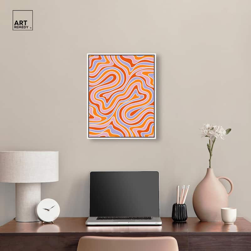 Bubble Gum Retro I Canvas by Art Remedy