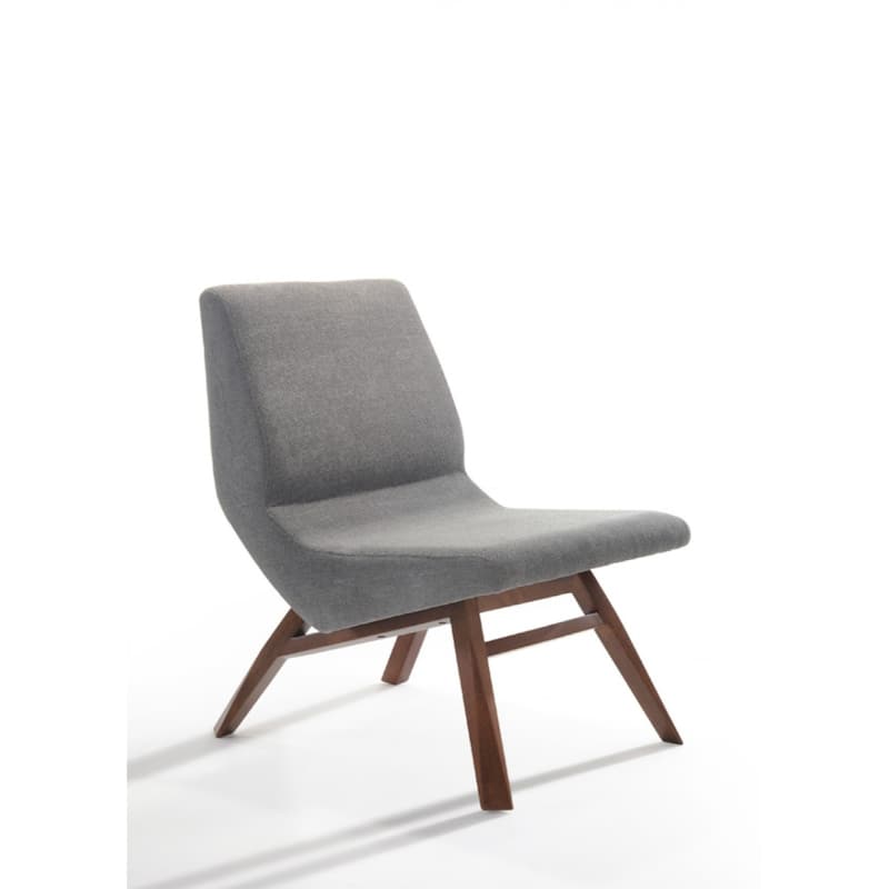 22" Upholstered Lounge Chair With Ottoman for Living Room Seating - 22” x 27” x 32”