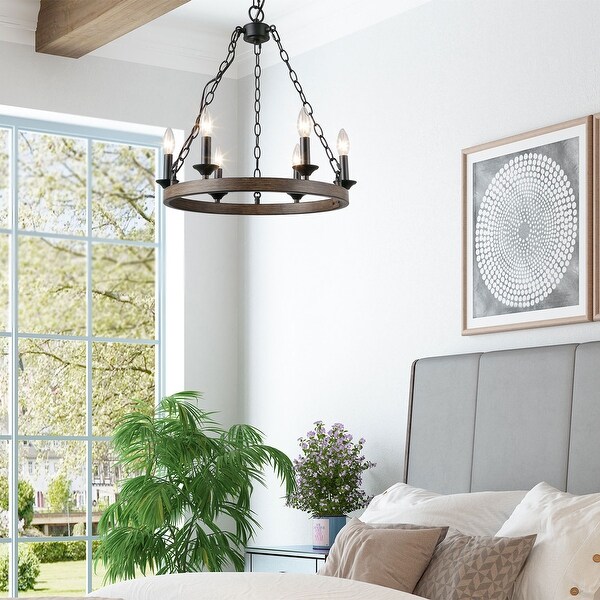 The gray barn wagon wheel chandelier hotsell