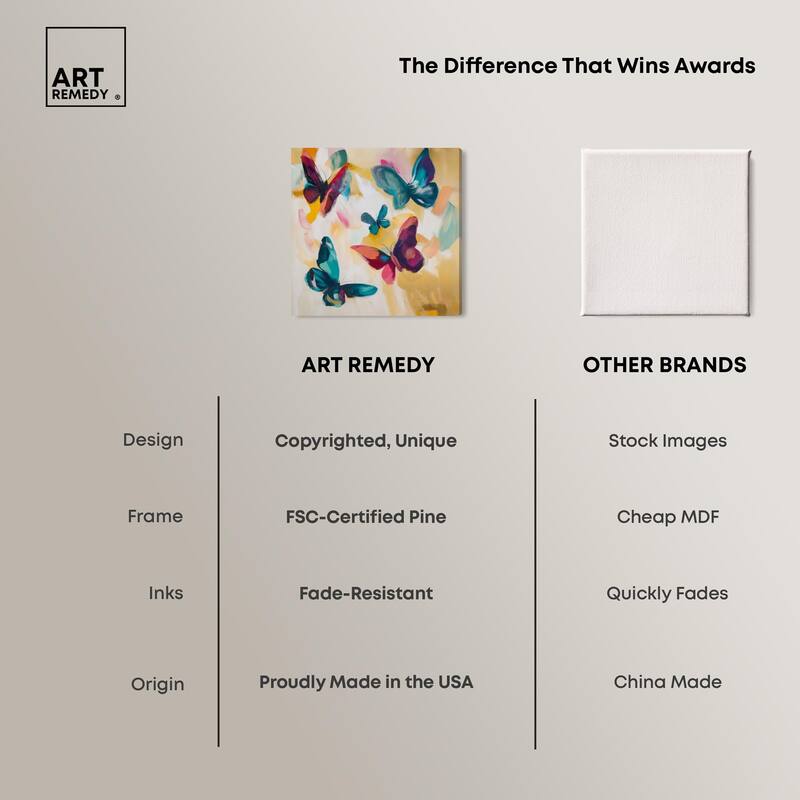 Wings in Waltz I Canvas by Art Remedy, Gallery Wrapped