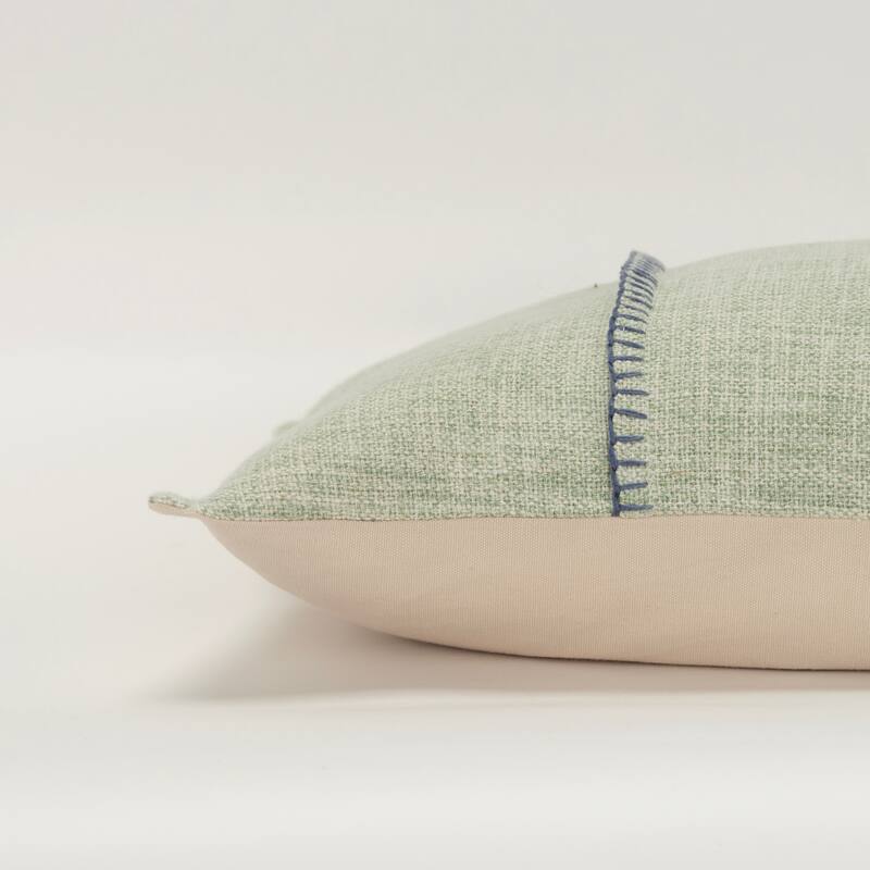 Rizzy Home Woven Down Filled Decorative Pillow 14"x26"