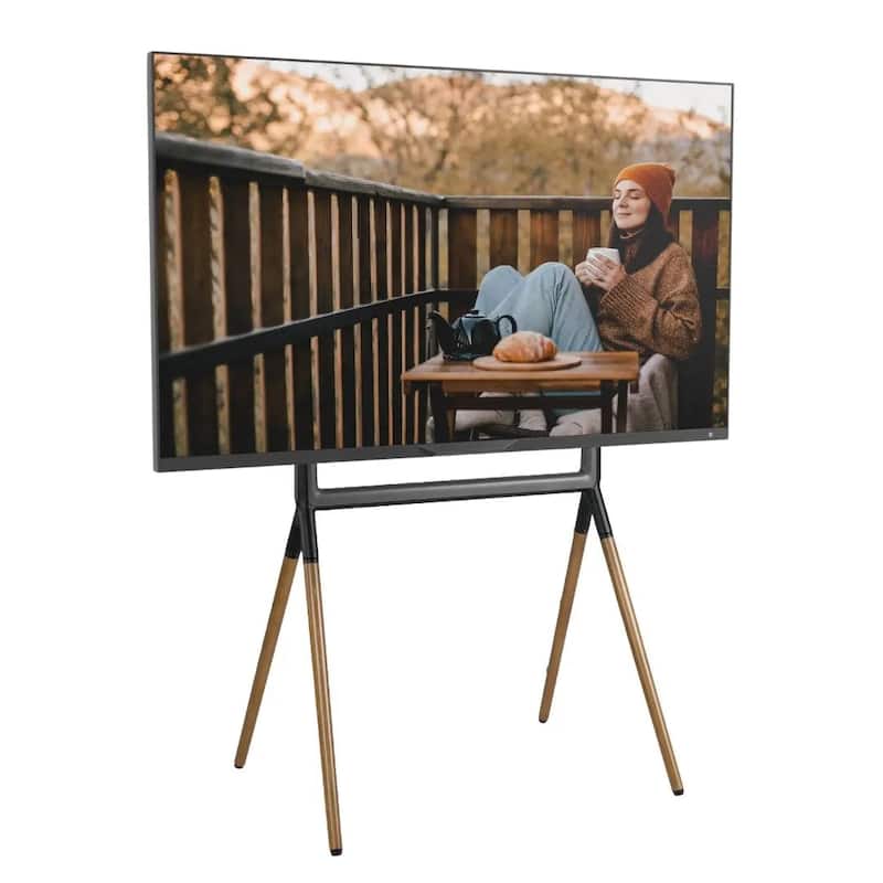 ProMounts Premium  Easel TV Stand Mount for 42"-84" TVs and Holds Up to 99 Lbs