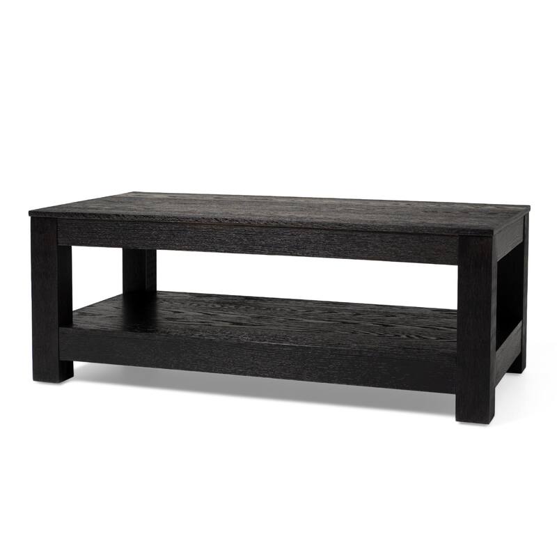 Maven Lane Paulo Wooden Coffee Table - Black
