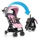 preview thumbnail 25 of 27, GOLD Otto Self-Folding Lightweight Travel Stroller Opal Pink
