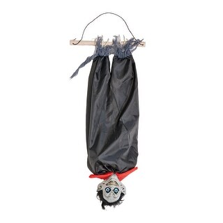 42" Hanging Upside Down Animated Halloween Vampire