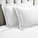 preview thumbnail 20 of 29, Superior Madrid 100% Cotton Matelassé Bedspread & Sham Set – Lightweight Quilt Coverlet, Raised Geometric Pattern, All‑Season
