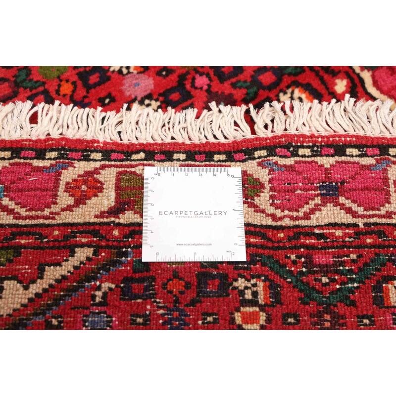ECARPETGALLERY Hand-knotted Andelz Red Wool Rug - 2'11 x 9'7