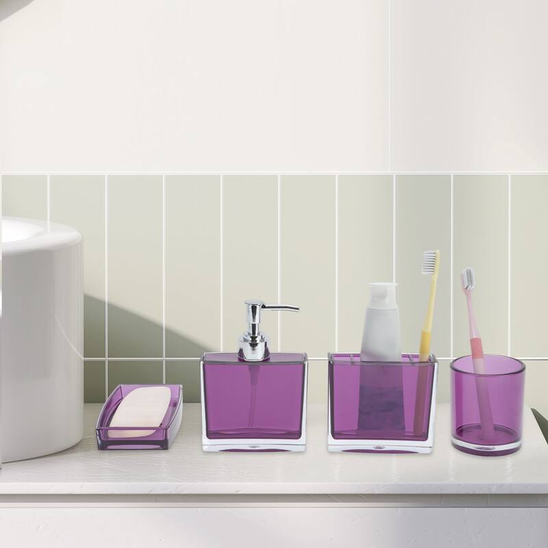 1 Set Lightweight Bathroom Accessories Set for Bathroom Vanities