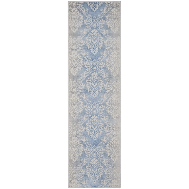 Dubot Power Loomed Distressed Abstract Non Skid Stain Resistant Area Rug By HomeRoots - 90' X '27' X '0.25