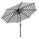 preview thumbnail 30 of 142, Holme 9-foot Steel Market Patio Umbrella with Tilt-and-Crank