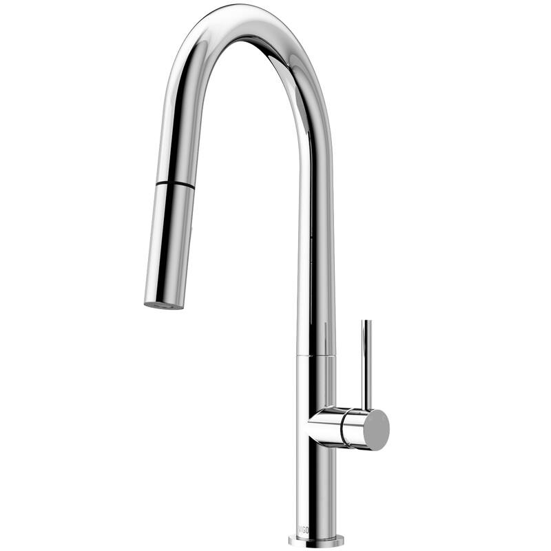 VIGO Greenwich 18" H Single Handle Pull-Down Sprayer Kitchen Faucet