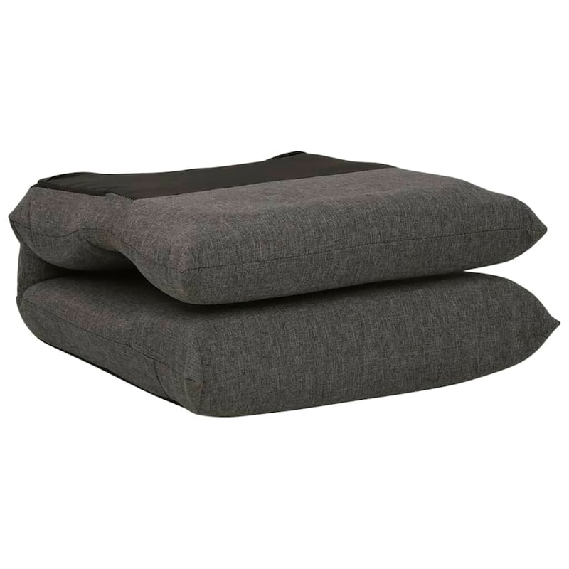 vidaXL Floor Chair Lounge Chair Chaise Lounge Folding Floor Lounger Fabric