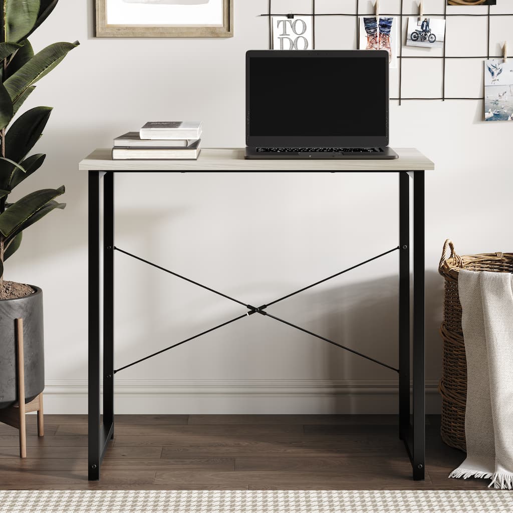 CraftPorch Modern 31-Inch Metal Computer Desk