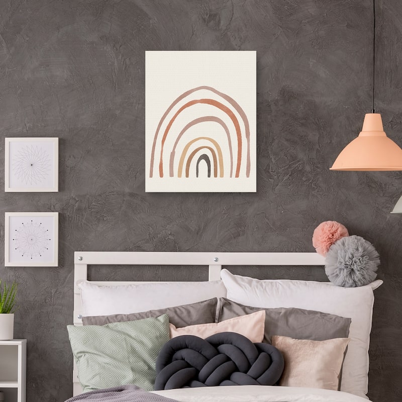 Quirkly Rainbow by Sisi and Seb Canvas Art Print