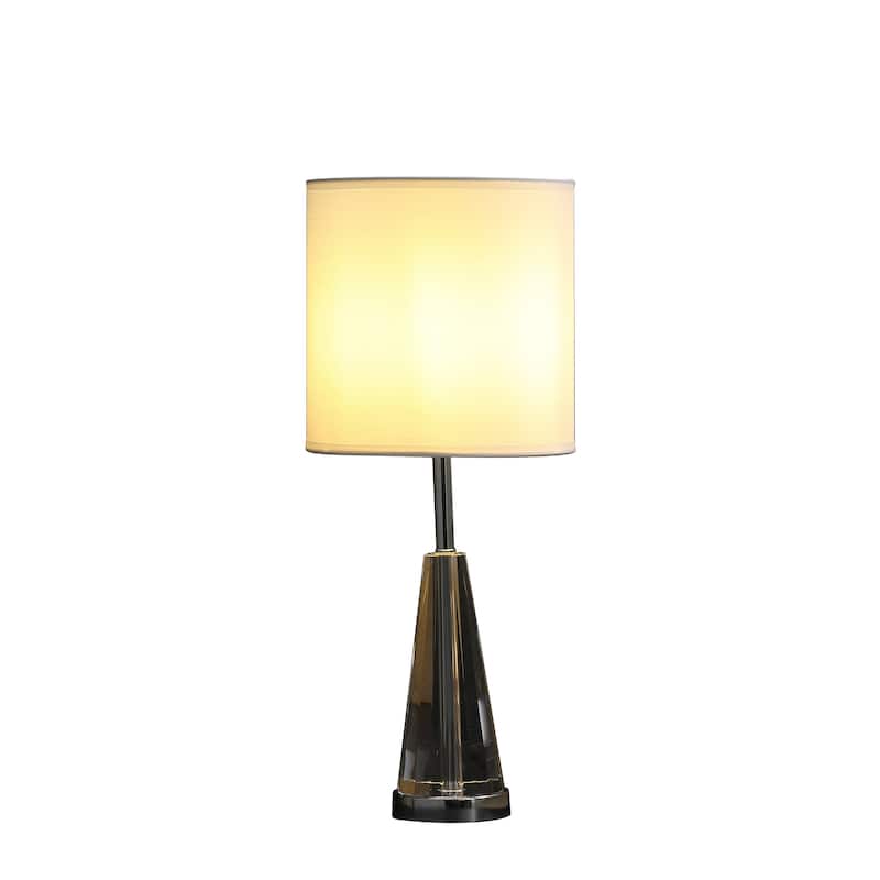 21.5 In. Elli Prism Cone Crystal Table Lamp