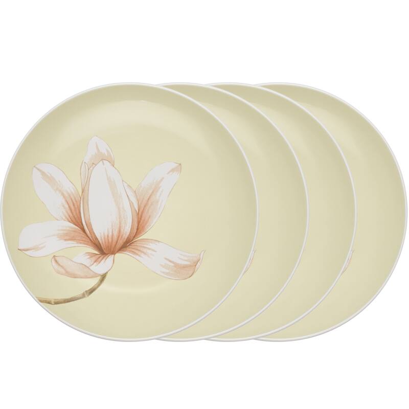 Noritake Colorwave Set Of 4 Floral Accent Plates, 8-1/4"