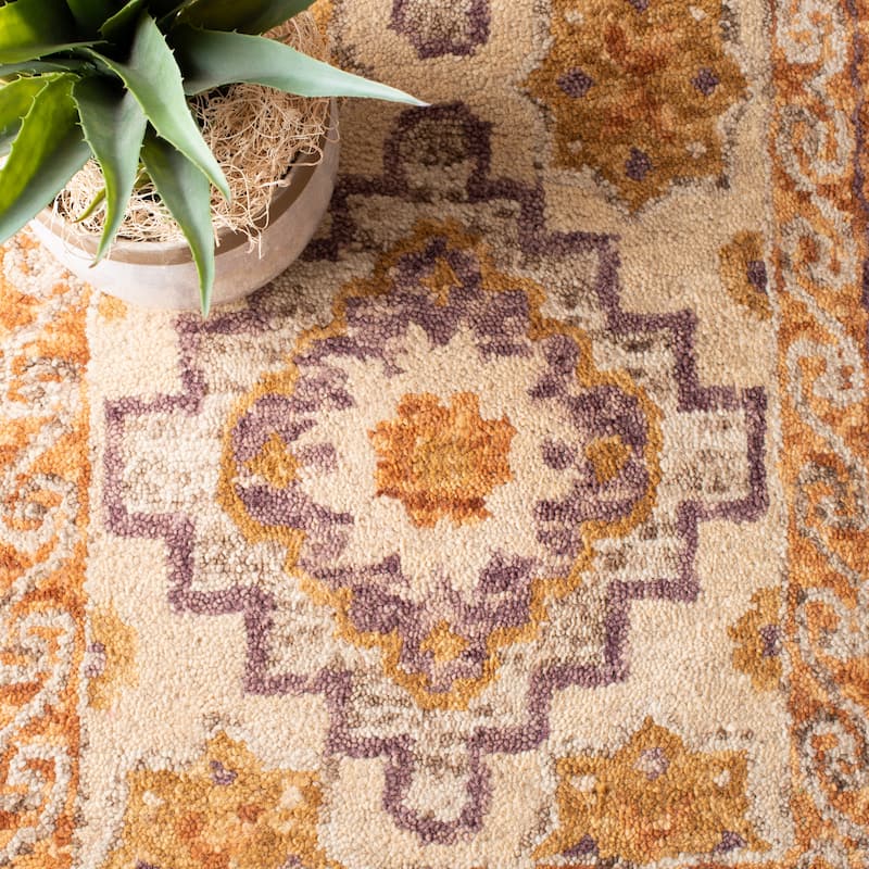 SAFAVIEH Handmade Aspen Blerina Boho Wool Rug