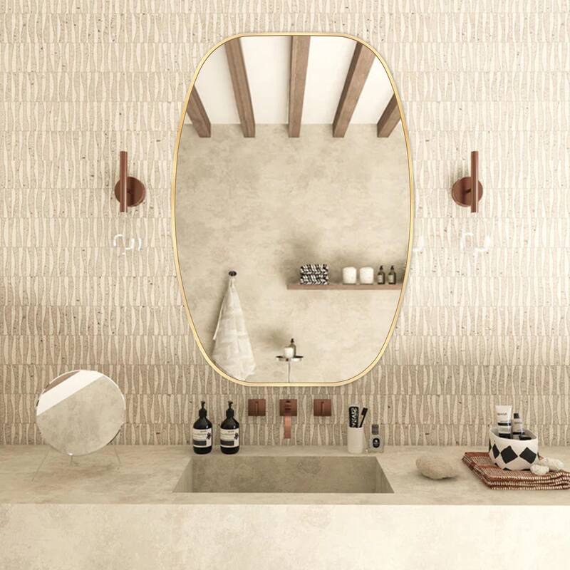 Oval Wall Mirror Bathroom Mirror for Over Sink