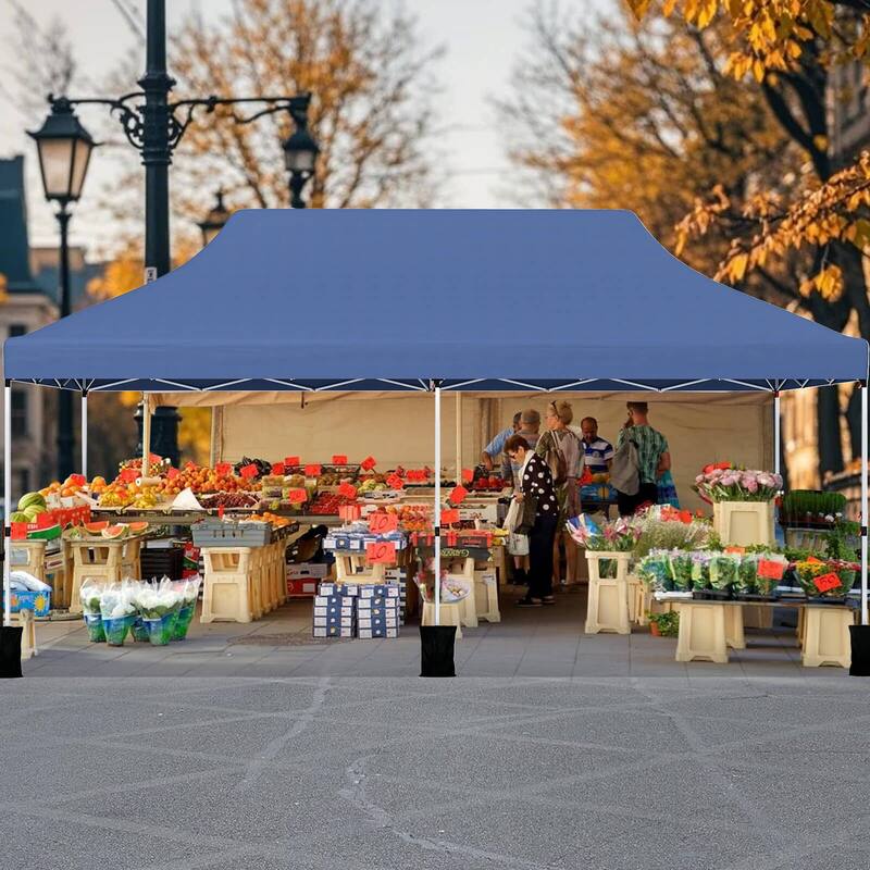 Costway 10 x 20 FT Pop-up Canopy UPF50+ Sun Protection Tent with - See Details