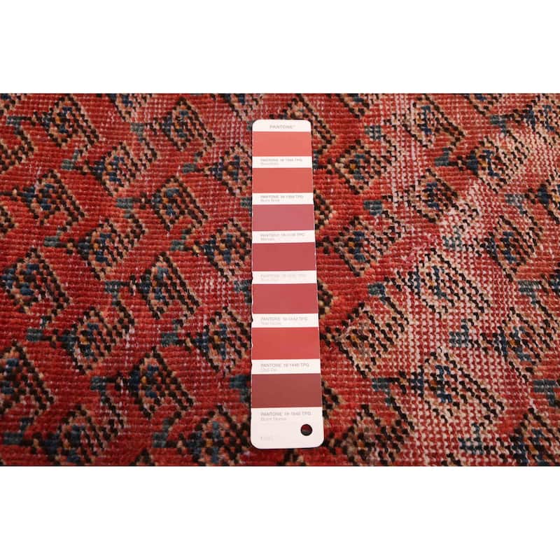 ECARPETGALLERY Hand-knotted Andelz Red Wool Rug - 3'10 x 6'4