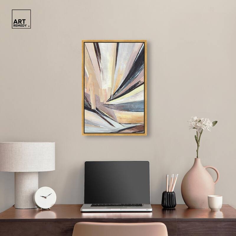 Balancing Lines I Canvas by Art Remedy