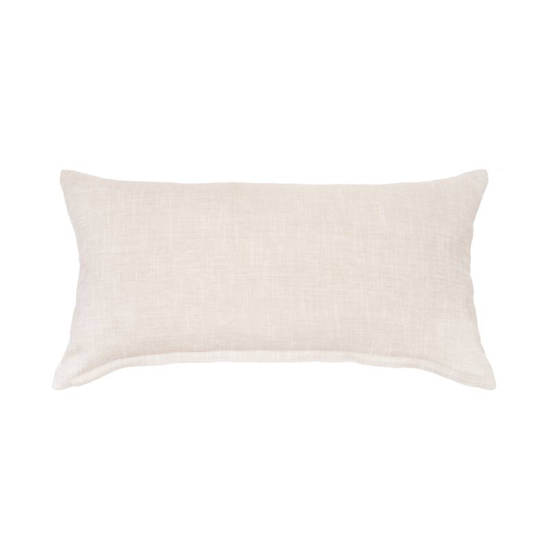 Easter White Bunny Bums w/ Tufted Tails Accent Pillow, 12" x 24"