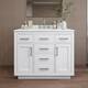 Option White / Giotto Quartz Top / Brushed Nickel