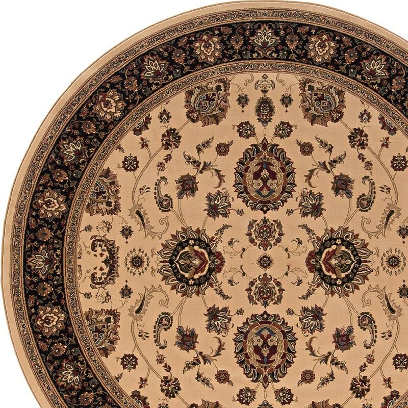 HomeRoots Oriental Traditional Square Area Rug