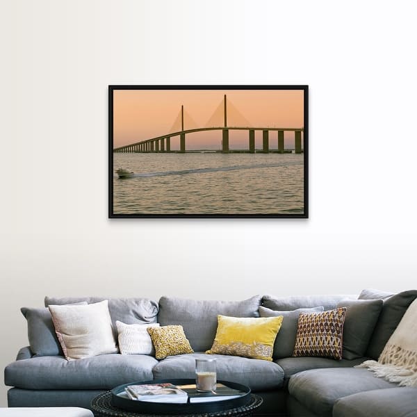 Shop A View Of The Sunshine Skyway Bridge Spanning The Tampa Bay