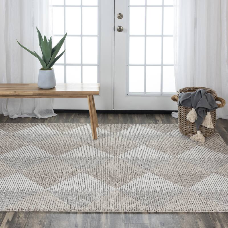 Alora Decor Addison Geometric Hand-tufted Rug